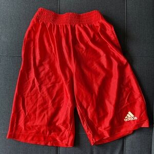 Adidas Red Basketball Shorts